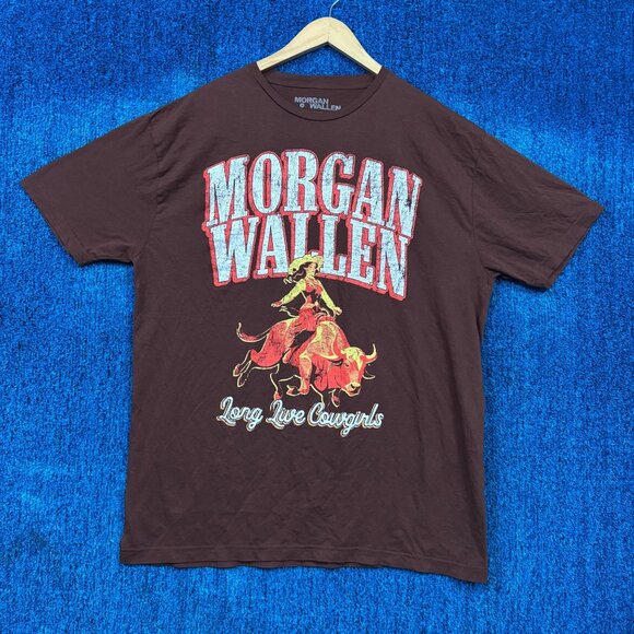 Morgan Wallen Long Live Cowgirls Rodeo Country Pop Tee 1X - Picture 1 of 4